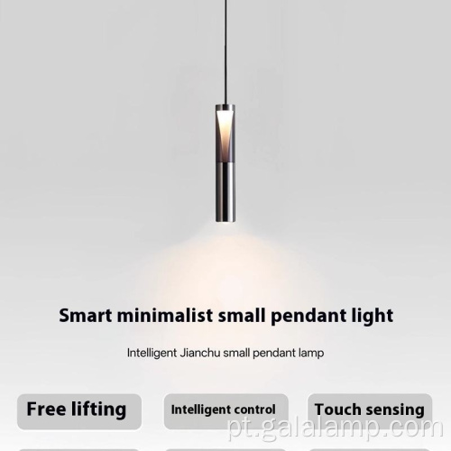 Luz pendente nórdica moderna ajustável